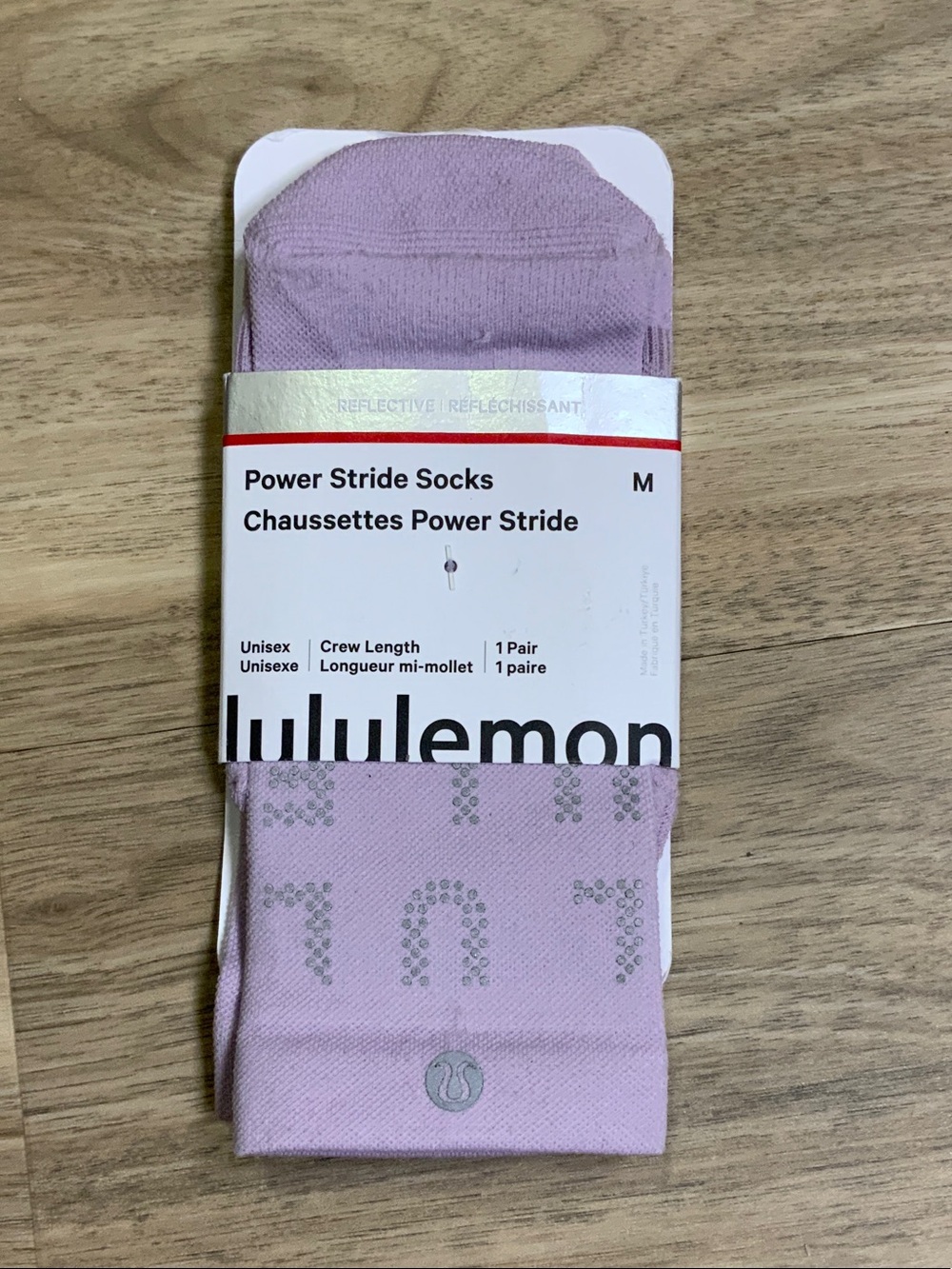 lululemon athletica Power Stride Crew Socks - Lavender/Pale Purple